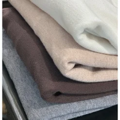 Bluse med 3/4 ærme - Beige