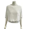 Bluse med 3/4 ærme - Off white