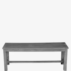 Bænk Mørk grå TT261 - 130x30x47 cm