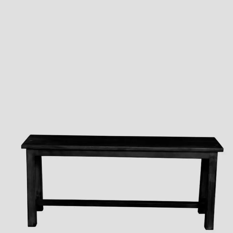 Bænk Sort TT260 - 110x30x47 cm