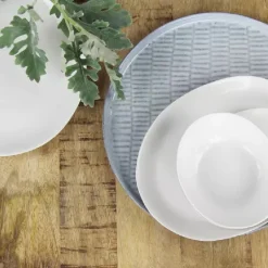 Frokoststallerken hvid Porcelino