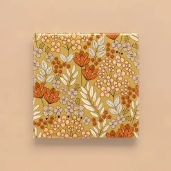 Gavepapir - Flower Field Gold