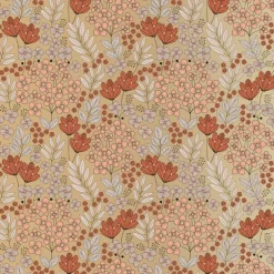 Gavepapir - Flower Field Gold