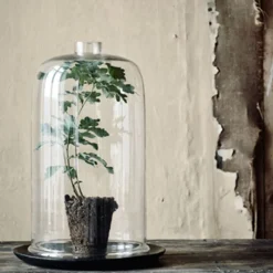 Glas lanterne m. kant