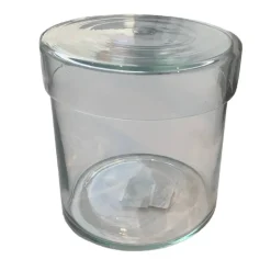 Glas med låg - Stor