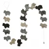 Guirlande - Grå uldlam