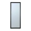 Gulvspejl Sort træramme - 70x180 cm