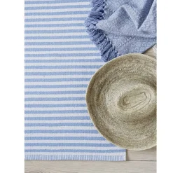 Gulvtæppe Paris Bomuld Lyseblå - Flere størrelser