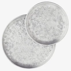 Håndlavet metal bakke dia. 30 cm