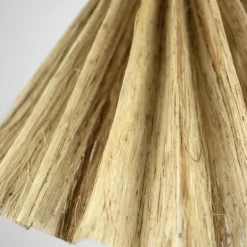 Lampeskærm i plisseret natur