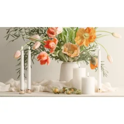 LED Kronelys - 25 cm