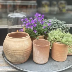 Lerkrukke lys naturfarvet