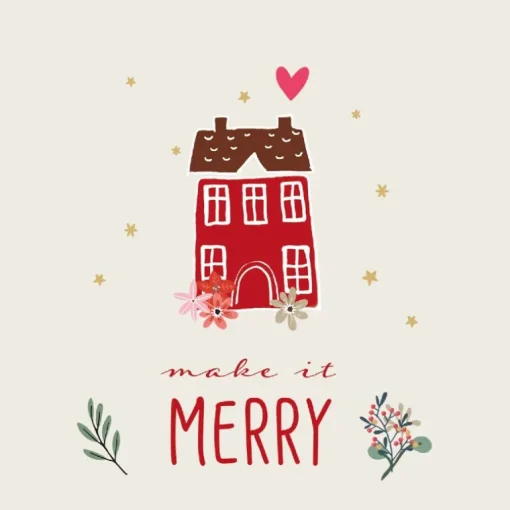 Make it merry papirservietter, 33x33 cm