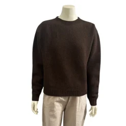 Merino uld strik - Brun