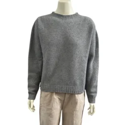 Merino uld strik - Grå