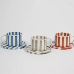 Monica Beige Kaffekop m. underkop