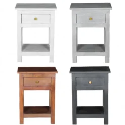 Natbord Mørk Grå - Højde 60 cm