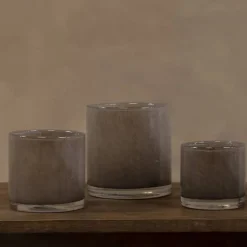 Nilla Votive Browngrey Fyrfadsstage 10 cm