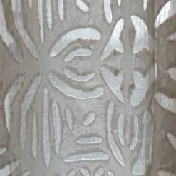 Organdi sengetæppe 150x225 med udskåret mønster