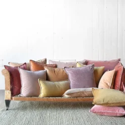 Pip Powder Stonewashed velour 50x50 cm