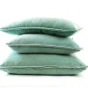 Pip Turquoise Stonewashed velour 50x50 cm