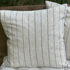 Pudebetræk 50x50 cm Blå strib