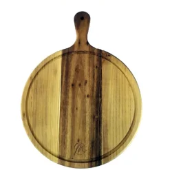 Rundt skærebræt - Teaktræ Ø30 cm