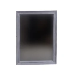 Spejl med Grå træramme - 45x60x4 cm