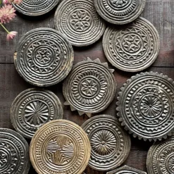 Stenbund m. udskåret mønster Large