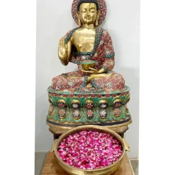 Stort Messing Urli fad