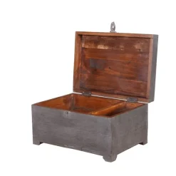 Stort Træskrin Mørk Grå - TT116DG