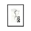 Svæveramme, minimalistisk sort, 30x42 cm