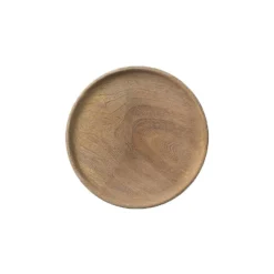 Tallerken Lys Mangotræ, Ø19 cm