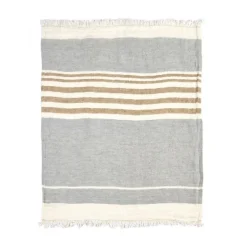 Throw 110x180 Ash stripe