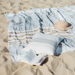 Throw 110x180 Ash stripe