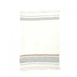 Throw 110x180 Oyster stripe