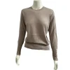 Tynd strik med cashmere - Sand