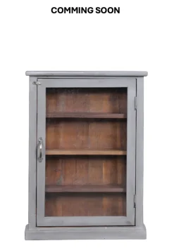 Vægskab TT04 - 46x14x68 cm Grå